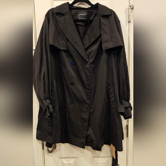 116 - Bloomchic Double Button Jacket with belt, size 22-24 - Picture 1 of 12